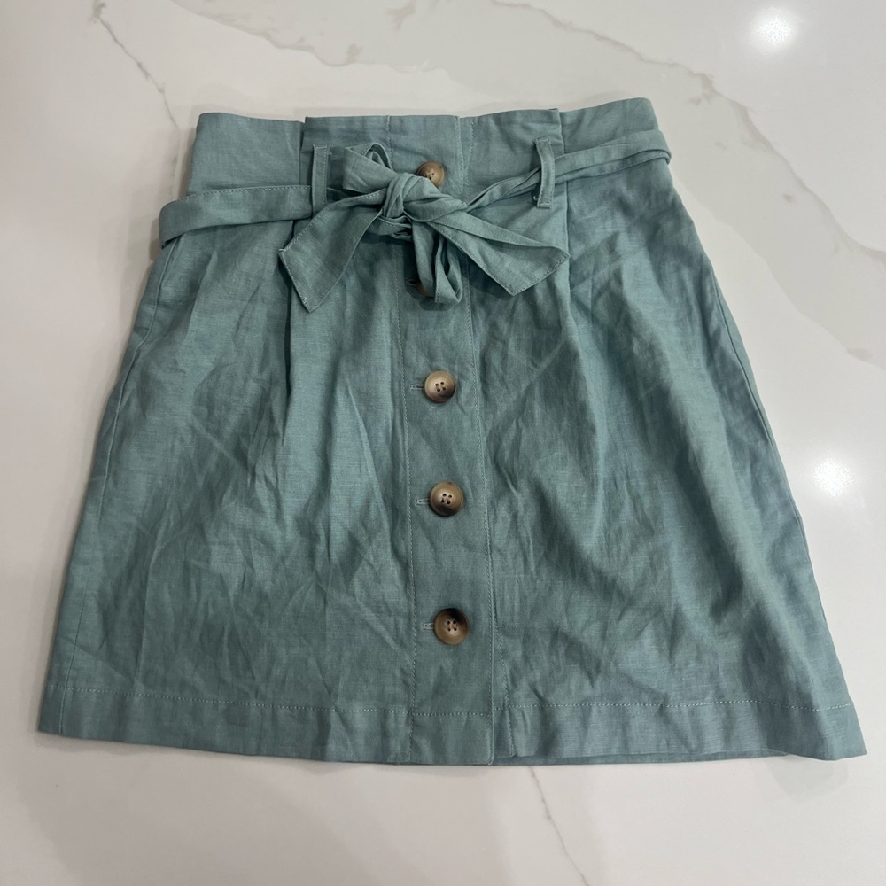 Brand new Teal TOPSHOP miniskirt size 2
